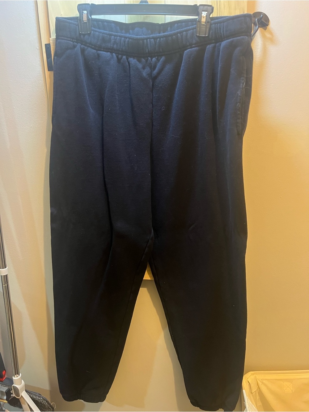 TNA Men's Black Fleece Joggers - Classic Pullover Style